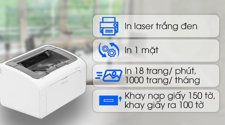 Máy in HP LaserJet Pro M12a (T0L45A)