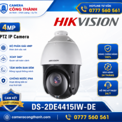 Camera IP Speed Dome 4MP Hikvision DS-2DE4415IWG1-EHUN