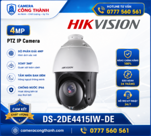 Camera IP Speed Dome 4MP Hikvision DS-2DE4415IWG1-EHUN